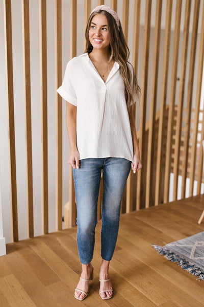 Everyday White Blouse