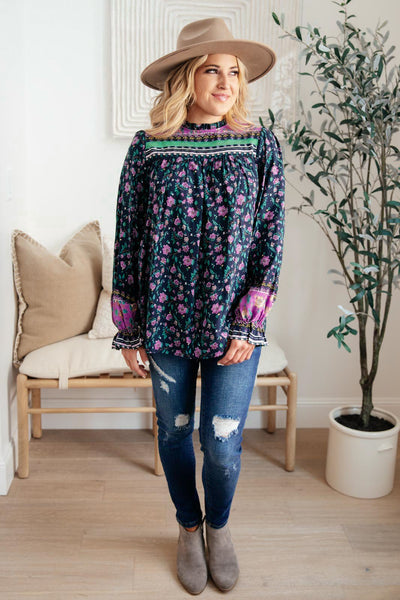 Exquisite Beauty Floral Blouse