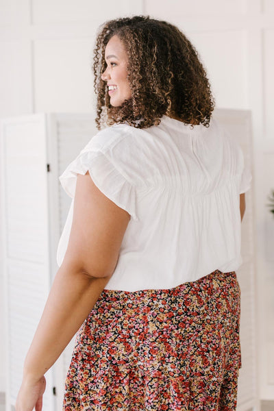 Gather Round Ivory Button Down