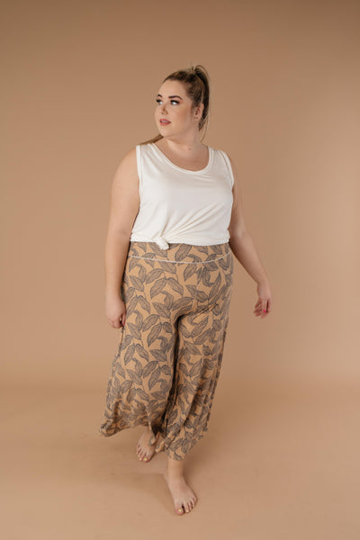 Fallen Leaves Wide Leg Pants