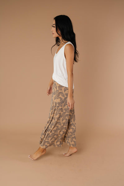 Fallen Leaves Wide Leg Pants