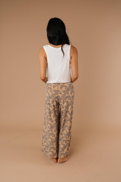 Fallen Leaves Wide Leg Pants