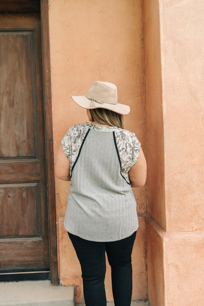 Fern Floral Top