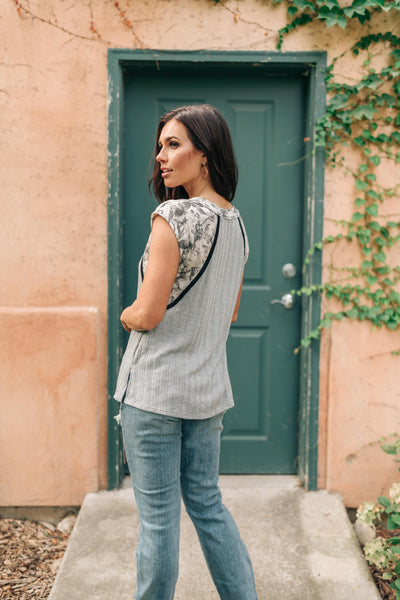 Fern Floral Top