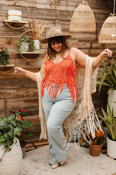 Festival Fringe Tank in Orange