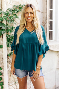 Florence V Neck Statement Top