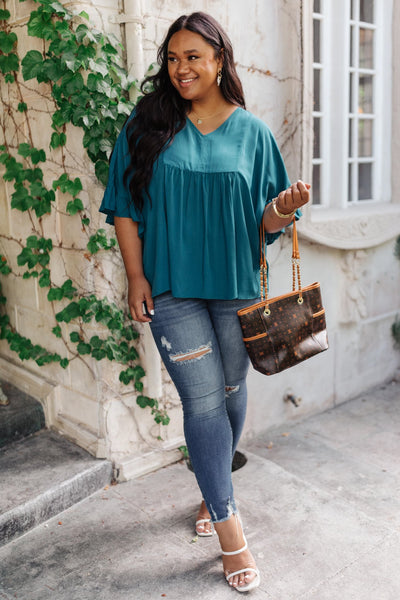 Florence V Neck Statement Top