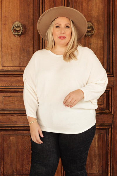 Flying Free top in Ivory