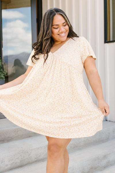Freshly Picked Floral Dress in Yellow