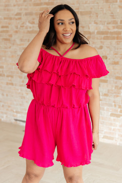 Friday I'm in Love Ruffled Romper