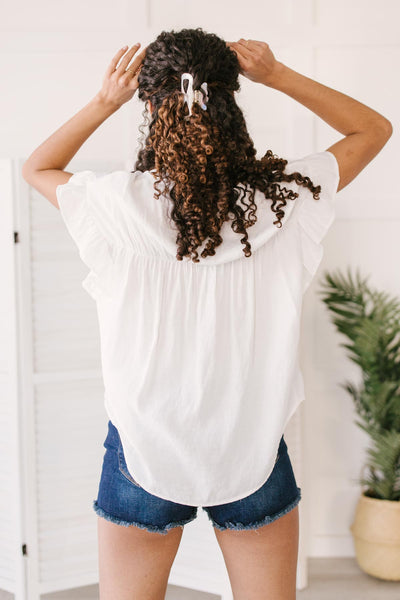 Gather Round Ivory Button Down