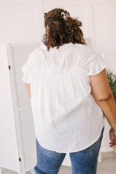 Gather Round Ivory Button Down