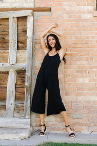 Good Better Best Cropped Tank Jumpsuit