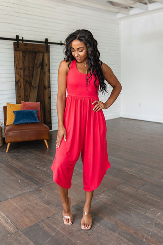 Good Idea Jumpsuit in Red