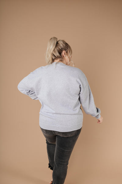 Good Vibes Heather Gray Sweatshirt