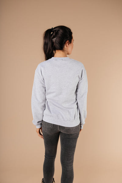 Good Vibes Heather Gray Sweatshirt