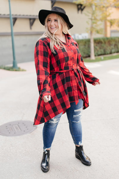 Great And Grand Plaid Top