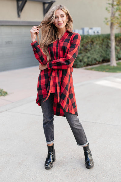 Great And Grand Plaid Top