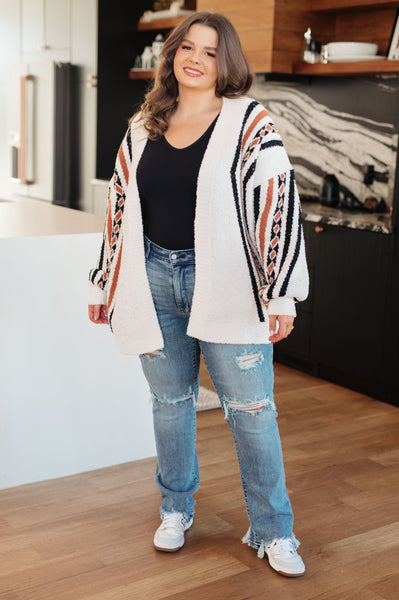 Holding On Aztec Print Cloud Cardigan