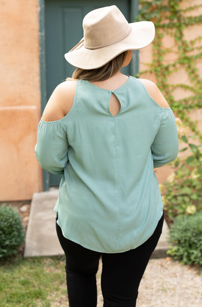 Hot Then Cold Blouse In Spearmint