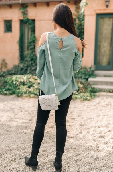 Hot Then Cold Blouse In Spearmint