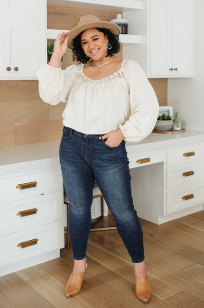 Super Dark Control Top Skinnies