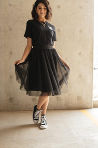 Indulge Tulle Skirt In Black