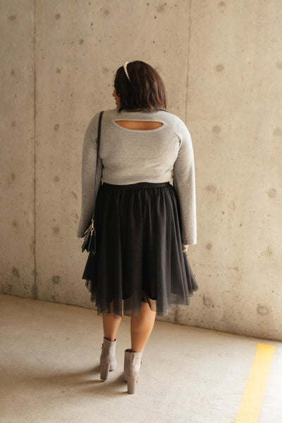 Indulge Tulle Skirt In Black