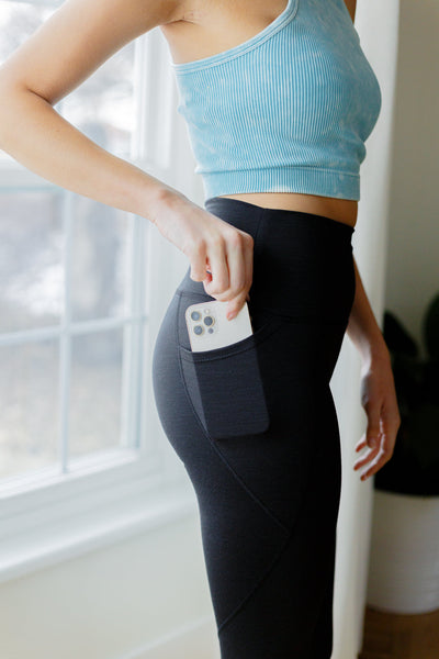 Into Yourself Leggings in Black