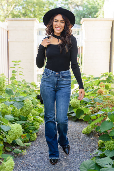 Ivy High Waisted Bootcut Medium Wash Jeans