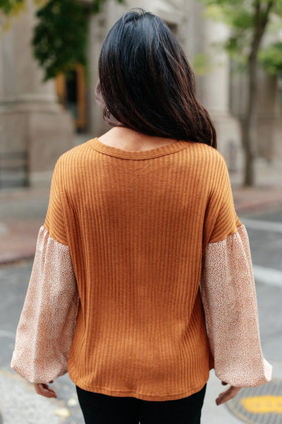 Jennica Top in Warm Spice