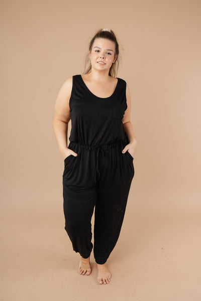 Jump In Jumpsuit In Black