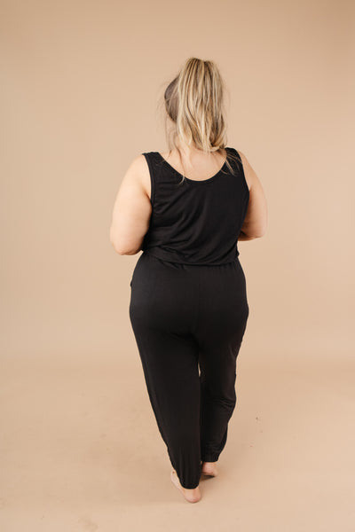 Jump In Jumpsuit In Black