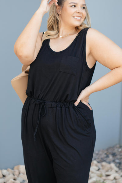 Jump In Jumpsuit In Black