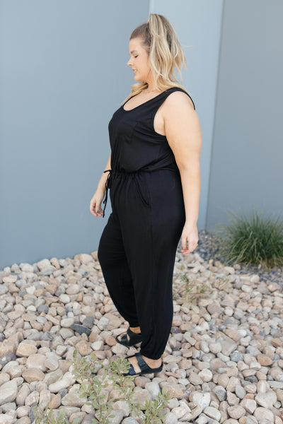 Jump In Jumpsuit In Black