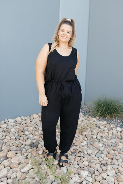 Jump In Jumpsuit In Black