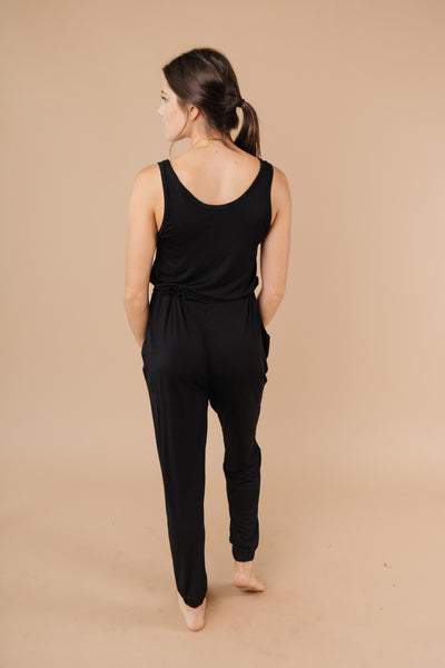 Jump In Jumpsuit In Black