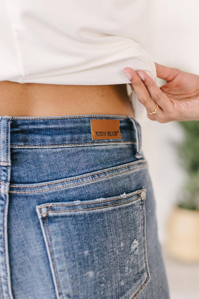 Just My Type Destroyed Boyfriend Jeans