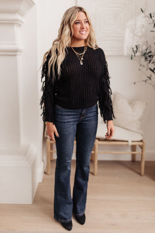 Katrina Fringe Sweater