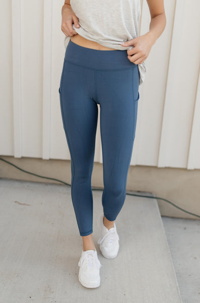 Kickin' It Leggings in Blue