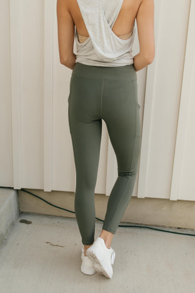 Kickin' It Leggings in Grey Sage