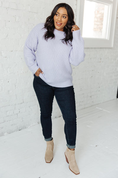 La-La Lux Sweater in Lavender