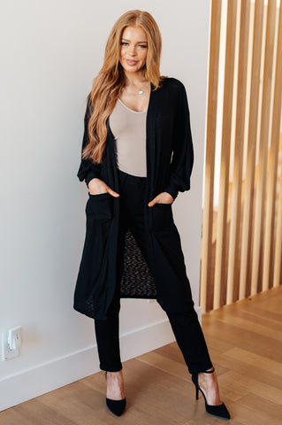 Lengths You'll Go Duster Cardigan