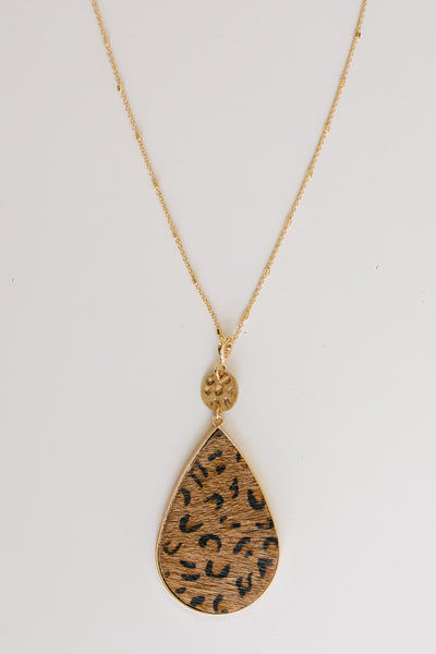 Leopard Pendant Necklace