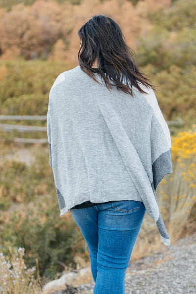 Lightly Layering Poncho Cardigan