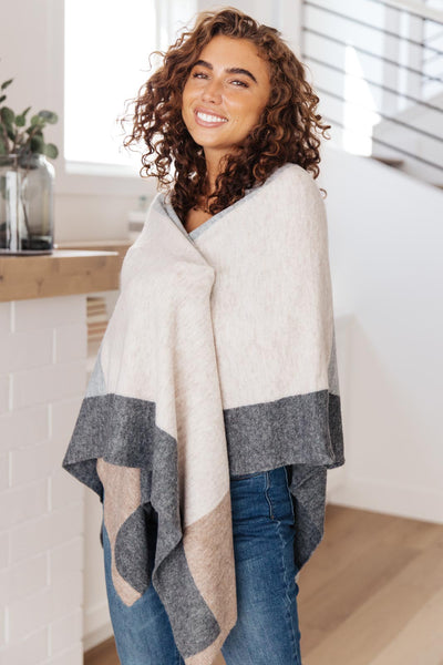 Lightly Layering Poncho Cardigan