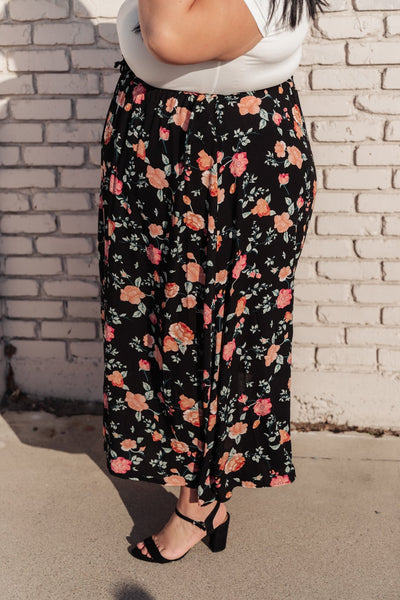 Lilith Maxi Skirt In Black