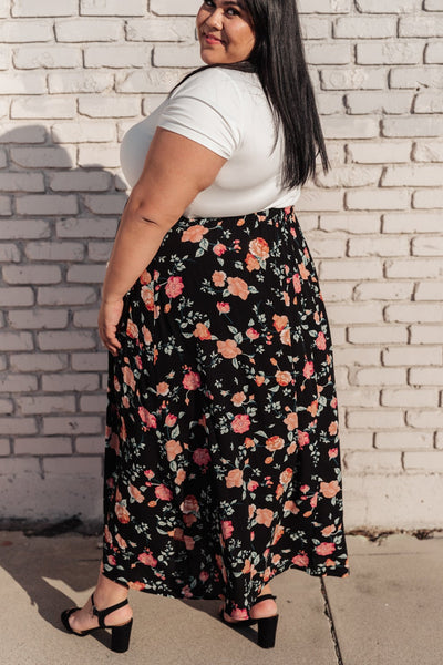 Lilith Maxi Skirt In Black