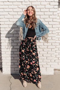 Lilith Maxi Skirt In Black