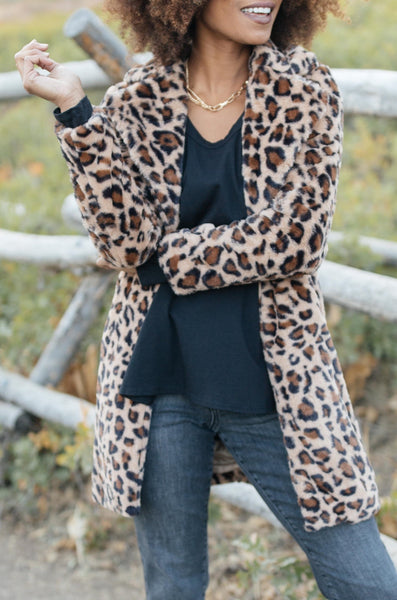 Lindsay Leopard Coat